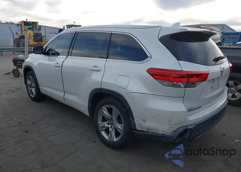2018 Toyota Highlander Limited z USA, uszkodzony, nr VIN 5TDYZRFH9JS241340